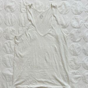 J. Crew Soft White Vintage Cotton Tank Top